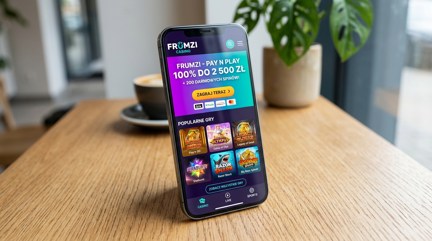 Frumzi Pay N Play Kasyno Mobilne